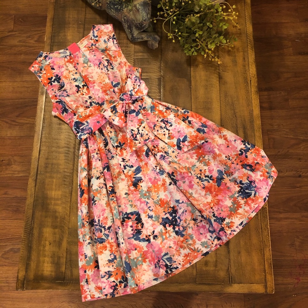 Crewcuts Floral Dress size 8 EUC